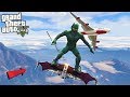 GREEN GOBLIN DESTROYS PLANE - GTA 5 Mods