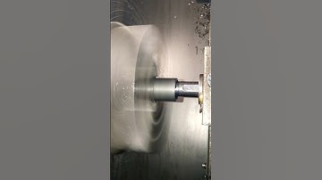 ms material bush |  id boring cutting on cnc machine #cnc #cncmachine #shorts