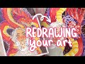 ﾐ☆ Redrawing Your Art in My Style!!