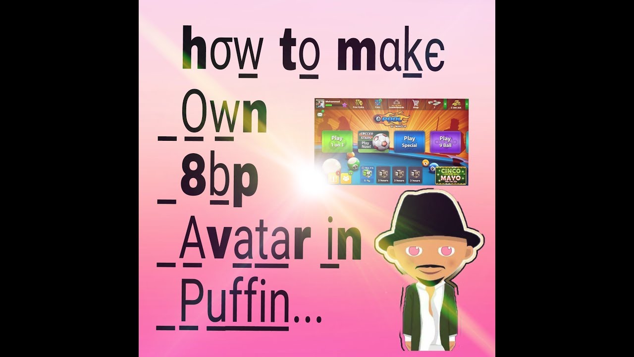 HOW TO MAKE OWN 8BP AVATAR IN PUFFIN - 