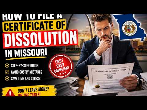 How to file a certificate of dissolution in Missouri