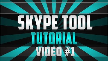 How To Make A Skype Tool Part 1 - Designing And Connecting!