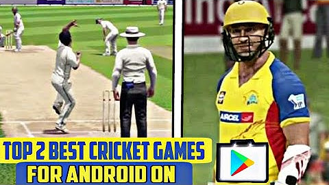 TOP 2 BEST CRICKET GAMES FOR ANDROID ON PLAY STORE !! DBC 17 LIKE GRAPHICS !! HIGH GRAPHICS