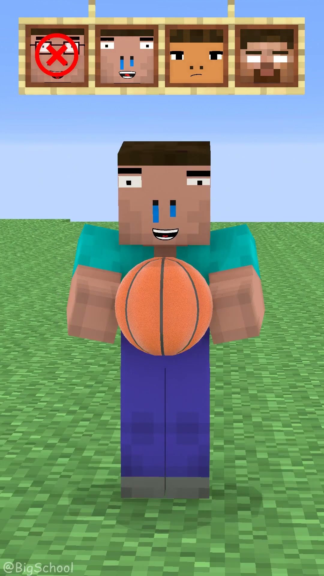 Left or right? Help Herobrine choose! ?