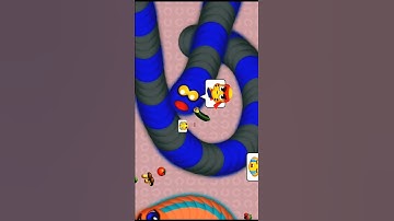 🔥🐍Worms Zone io 😱 Hacker vs pro player game #shorts #snake #game #wormszone #viralsnake #gaming