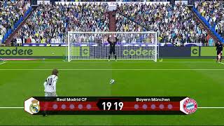 LIVE PENALTY REAL MADRID v BAYERN MUNICH SEMI FINAL | Champions League 23/24 Simulation & Prediction