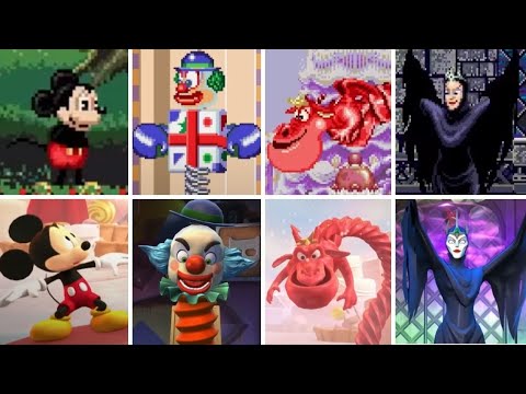 Disney's Castle of Illusion BOSSES COMPARISON // Original (1990) vs Remake (2013)