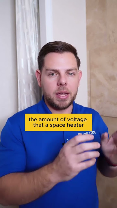 🔌 Do not plug your space heaters into a surge protector!
