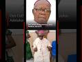 Nigeria Catholic community mourns Bishop Emeritus Julius Adelakun of Oyo Diocese, who died at age 91