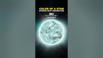 The temperature of a star changes its color