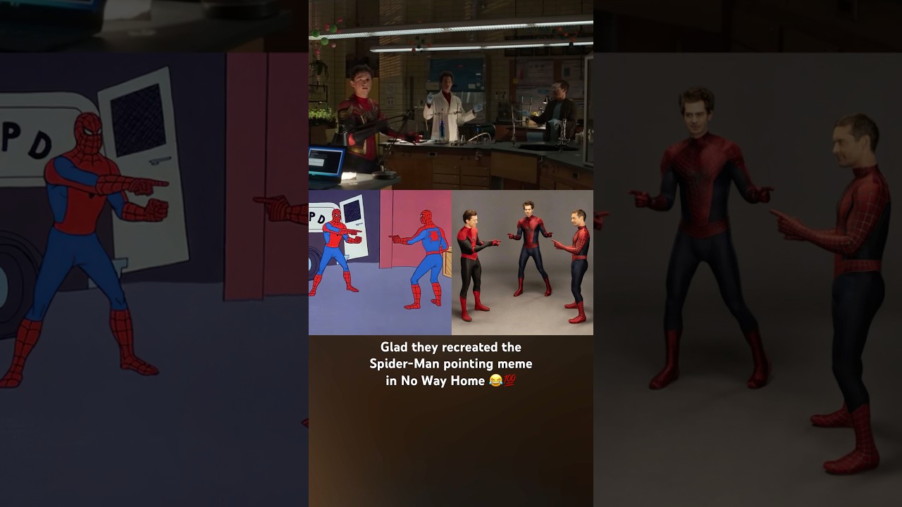 Spider-Man Pointing Meme In ‘Spider-Man: No Way Home’