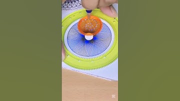 Relaxing spirograph art with asmr sounds #shorts #spirograph #relaxing #asmr #satisfying