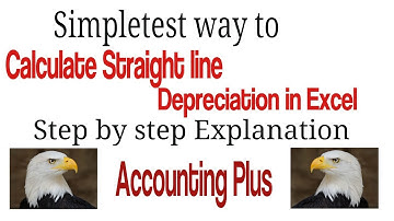How to Calculate Straight line Depreciation in Excel