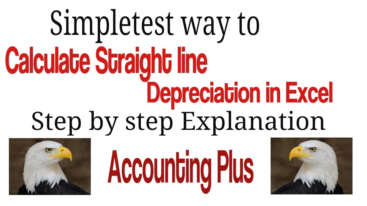 straight line depreciation calculation