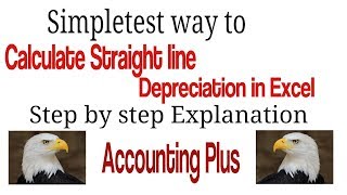 How to Calculate Straight line Depreciation in Excel