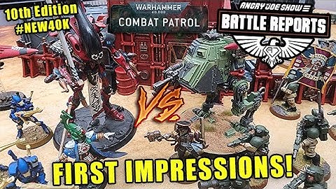 NEW Combat Patrol in Warhammer 40k 10th Edition Battle Report! – Aeldari vs Astra Militarum