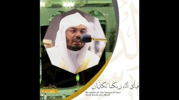 {فبأي آلاء ربكما تكذبان} •|• تلاوة مُطمئنة لا توصف للشيخ ياسر الدوسري-روائع الآسر-