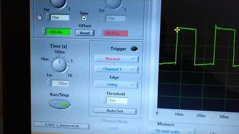 Como medir oscilador  de Arduino com osciloscópio virtual no Pc.
