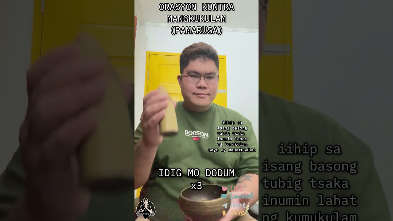 ORASYON KONTRA MANGKUKULAM PAMARUSA 