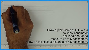 Plain scale  - 1 - Technical drawing - Engineering drawing