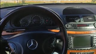 Mercedes W211 2.2 cdi проверка уровня масла двумя способами