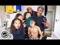 OMG!!! WE DYED OUR SONS MIXED HAIR ELECTRIC BLUE!!!