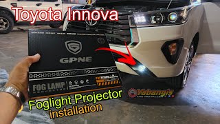 Toyota Innova | Foglight Projector installation