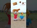 Eating samosa, parle g, alpenlibe, cake, pulse vs Catching cat, dog, rooster, duck &amp; goat -Funny vfx