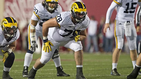 Erik Magnuson (Michigan OL) vs Ohio State 2016