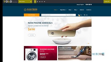 Elektron - Electronics Store WooCommerce Theme        | Free Template