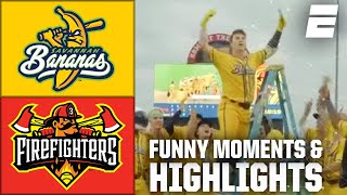 Highlights & Funny Moments from Savannah Bananas vs. Firefighters' ESPN debut 🍌 | ESPN