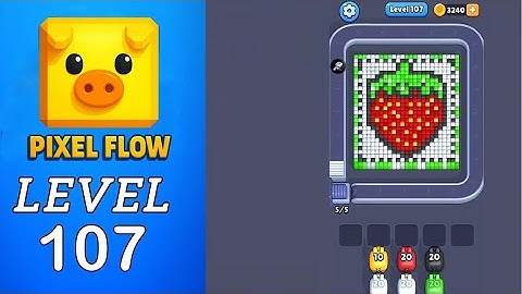Pixel Flow Level 107 Walkthrough
