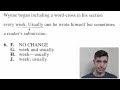ACT English Video Quiz