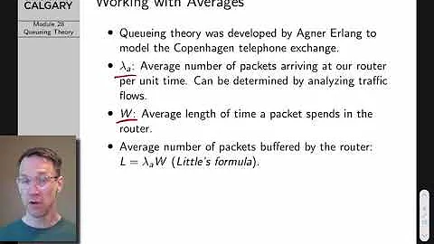 Computer Networks Lecture 28: Queueing Theory