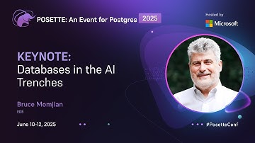 Databases in the AI Trenches| POSETTE: An Event for Postgres 2025