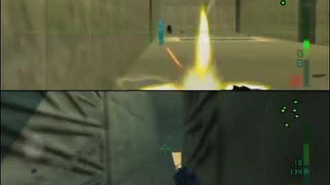 Perfect Dark Multiplayer Deathmatch (2 Players) - Heavy in Temple
