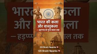 Art & Architecture of Ancient India (Harappan to Gupta Period) l @GSBrainSparks #history #facts