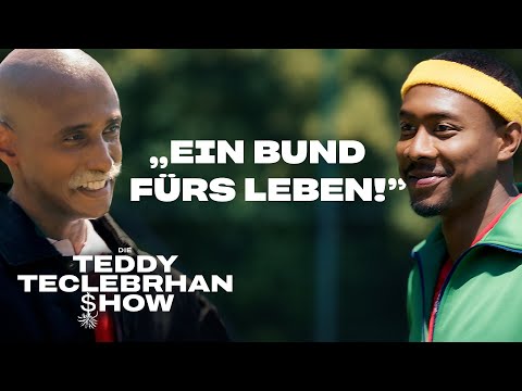 Antoine zeigt David Alaba wie man richtig Fußball spielt! ⚽️😂 | Die Teddy Teclebrhan Show