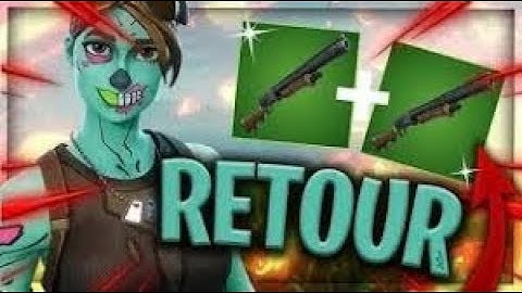 LE DOUBLE POMPE ENFIN DE RETOUR SUR FORTNITE !!!