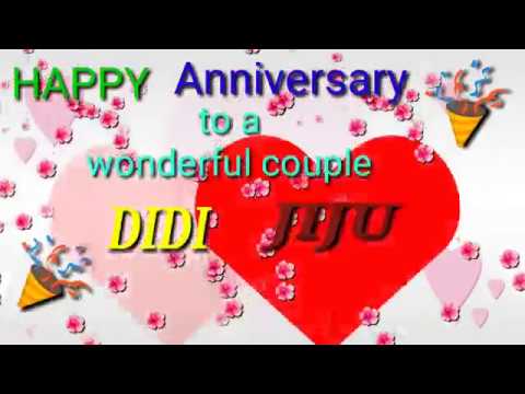 Happy Marriage Anniversary Didi And Jiju Youtube