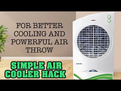 Air Cooler Tip for More Cooling and Powerful Air Throw