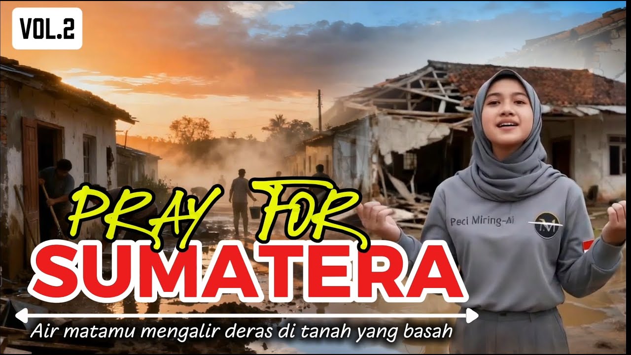 PRAY FOR SUMATERA- Air matamu deras di tanah yang basah