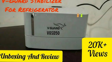 How To Use V Guard Stabilizer For Refrigerator VGSD 50 | Unboxing And Review