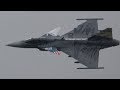 4Kᵁᴴᴰ Czech Air Force Saab JAS 39C Gripen Solo Display @ RADOM AIRSHOW 2018