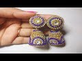 DIY Quilling Jhumka| Made from quilling strips| By Miss. Artofy