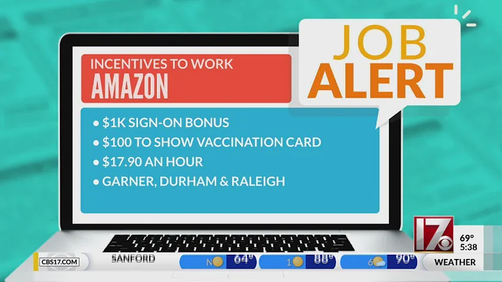CBS 17 Job Alert - Amazon offering incentives to work