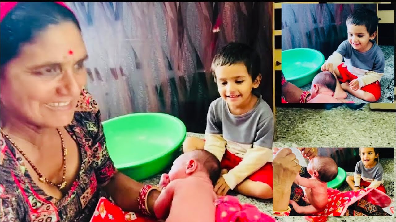 नवजात शिशु को नहलाने के आसान तरीके || Easy Ways To Give Bath To #NewBorn