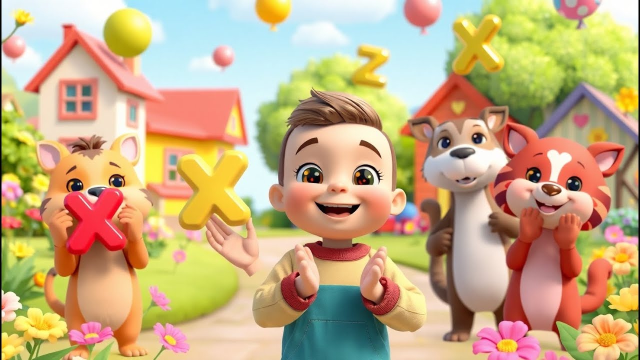 Learn the Letter X with Fun Animal Friends | ABC Song for | Educational Nursery Rhymes for Toddlers