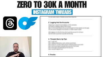Full OnlyFans Threads Marketing Strategy ($0 to $30K in 60 days)