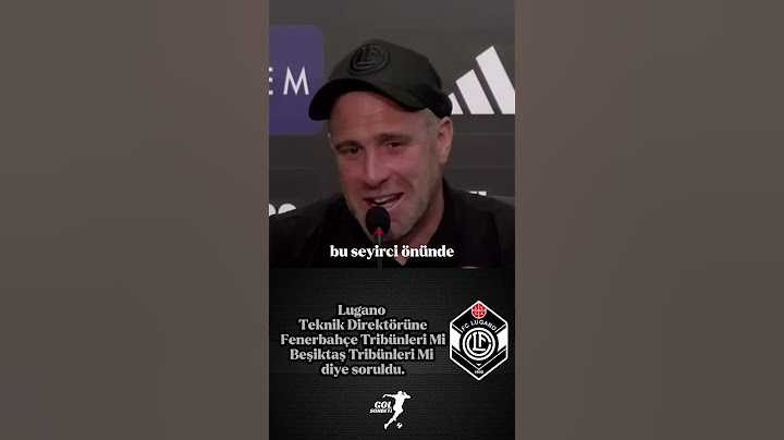 Lugano Teknik Direktörüne Beşiktaş Tribünleri Mi Fenerbahçe Tribünleri Mi Diye Soruldu.